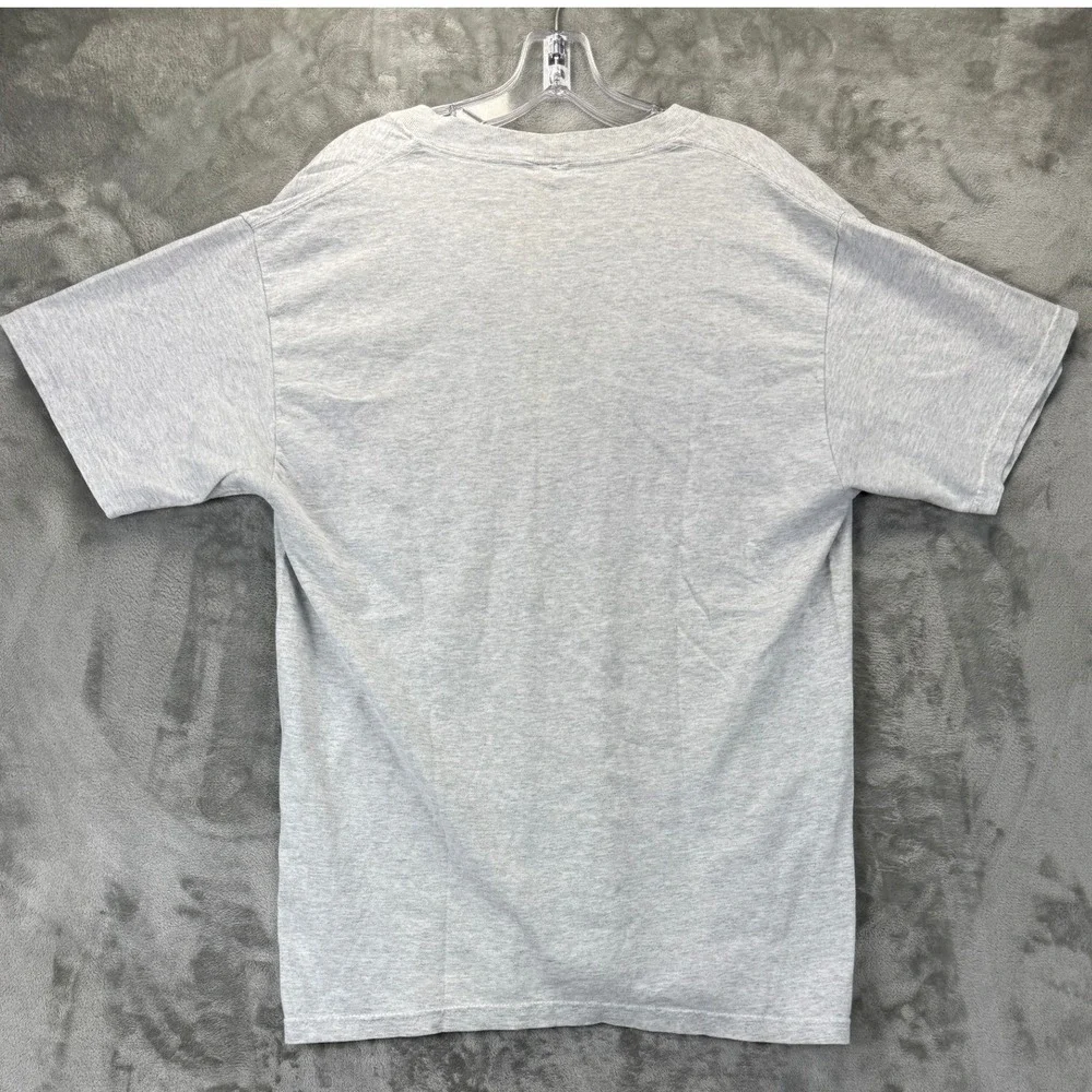 United We Stand Patriotic Firefighter Graphic T-Shirt Heather Gray Custom V-Neck